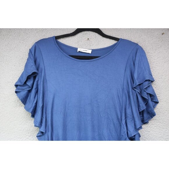 ee:some Blue Batwing Sleeve Dress-Size Medium - Picture 2 of 6